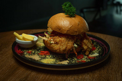 Crumbed Fish Burger