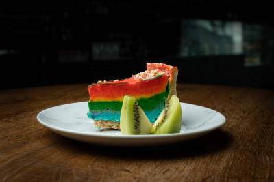 Rainbow Cheese Cake